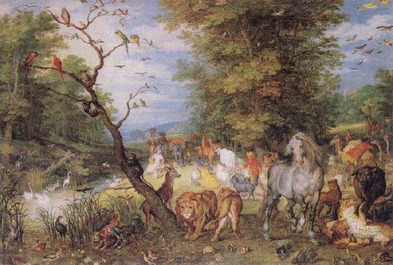 Jan Brueghel The Elder The Animals entering the Ark china oil painting image